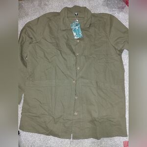 Army color oversize shaket